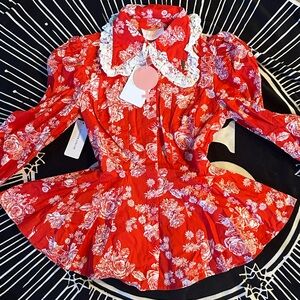 Selkie curators blouse in secret admirer